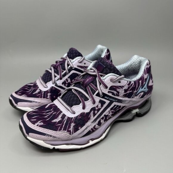 Mizuno Wave Creation 15 Women’s Size 6.5 Purple Blue Athletic Running Shoes - Picture 3 of 9